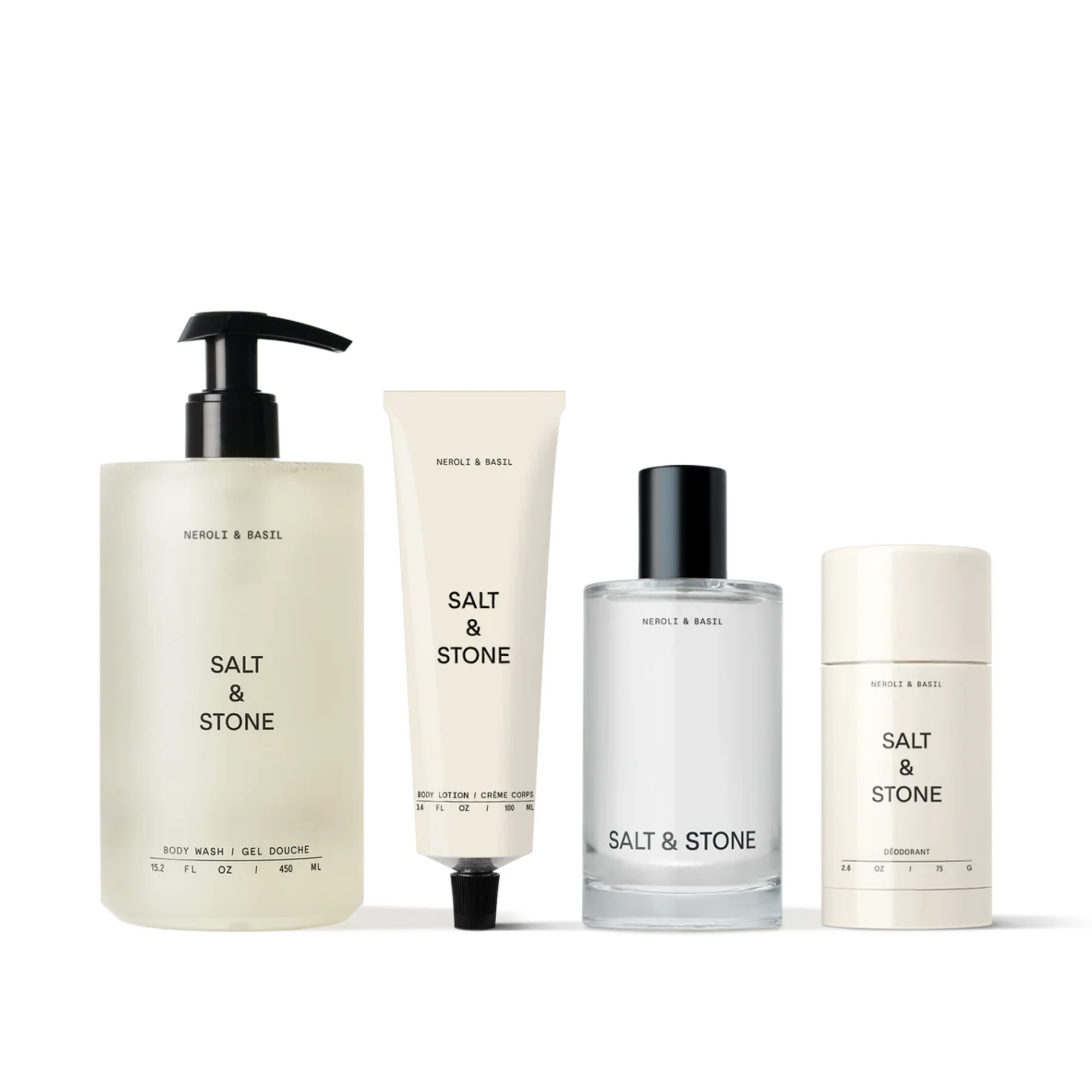 Salt & Stone Neroli & bazsalikom rituális testápoló szett