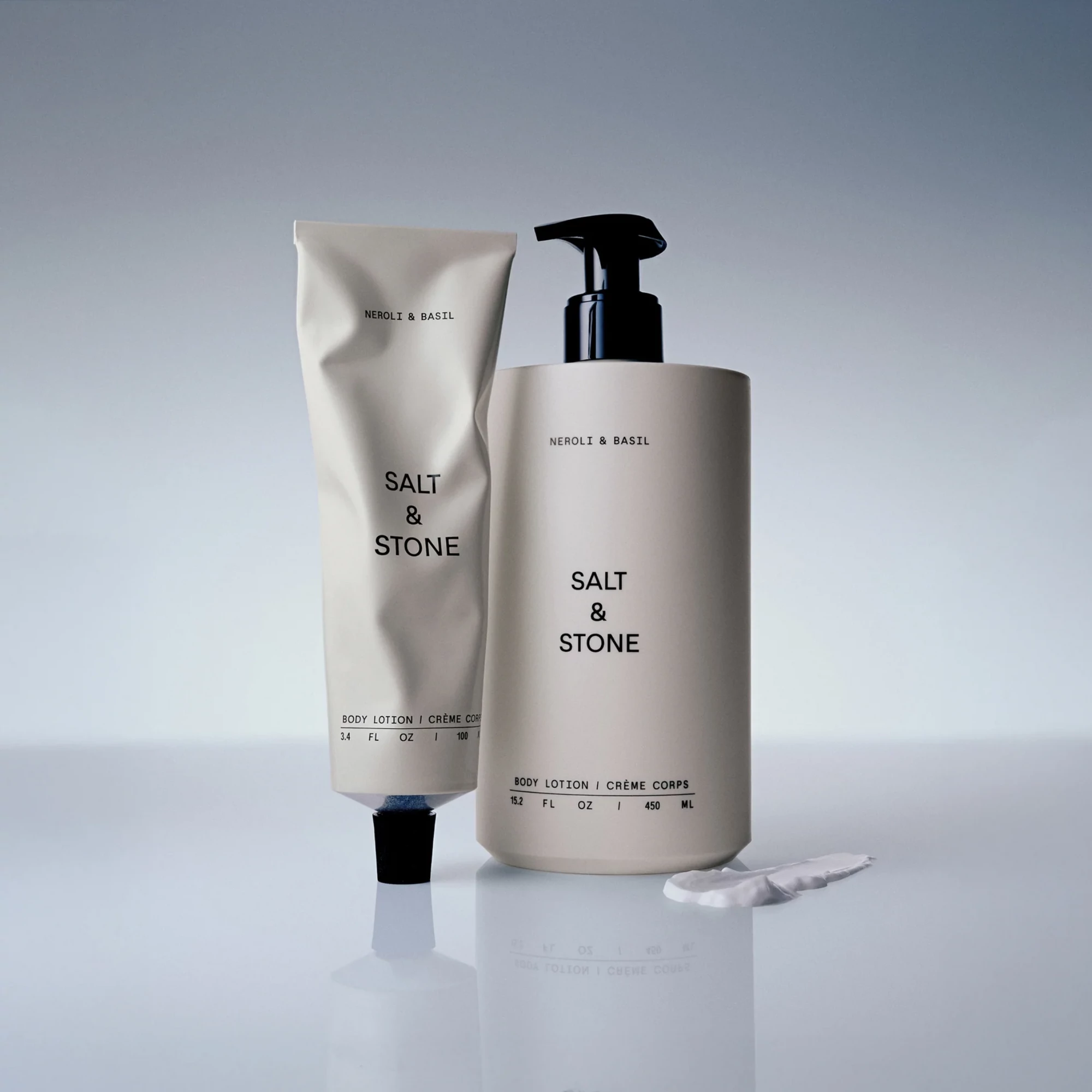 Salt & Stone Neroli & bazsalikom testápoló krém 100 ml