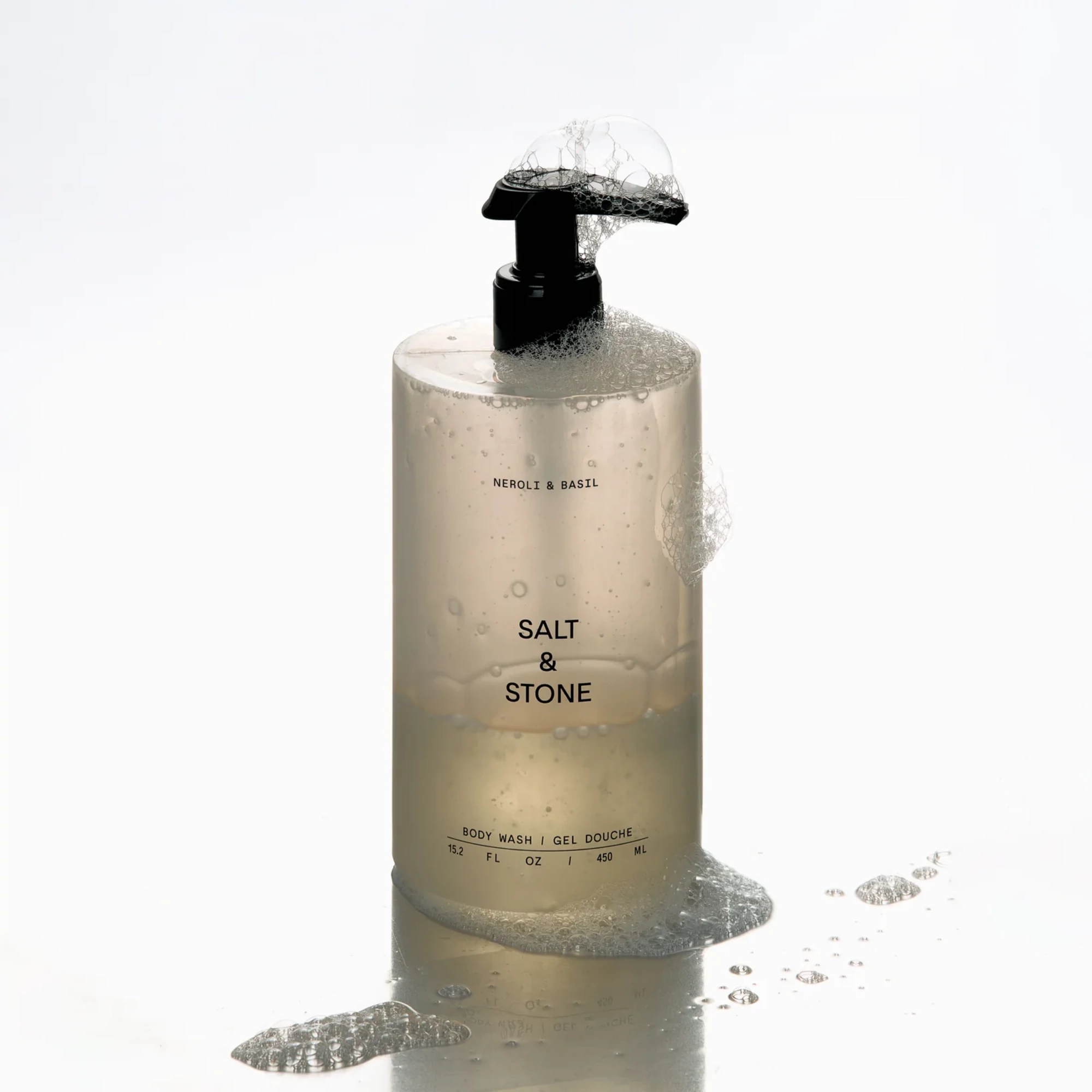 Salt & Stone Neroli & bazsalikom tusfürdő szett
