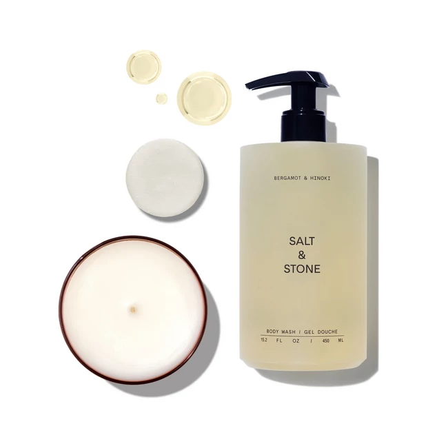 Kép 2/5 - Salt & Stone Fekete rózsa & oud ajándék szett