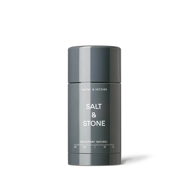 Kép 1/2 - Salt & Stone Szantálfa & vetiver dezodor érzékeny bőrre