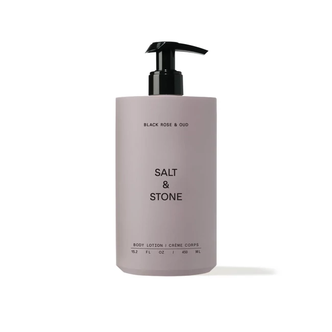 Kép 1/4 - Salt & Stone Fekete rózsa & oud testápoló krém 450 ml