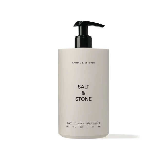 Kép 1/5 - Salt & Stone Szantálfa & vetiver testápoló krém 450 ml