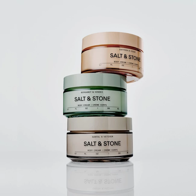 Kép 6/6 - Salt & Stone Bergamot & hinoki gazdag testvaj