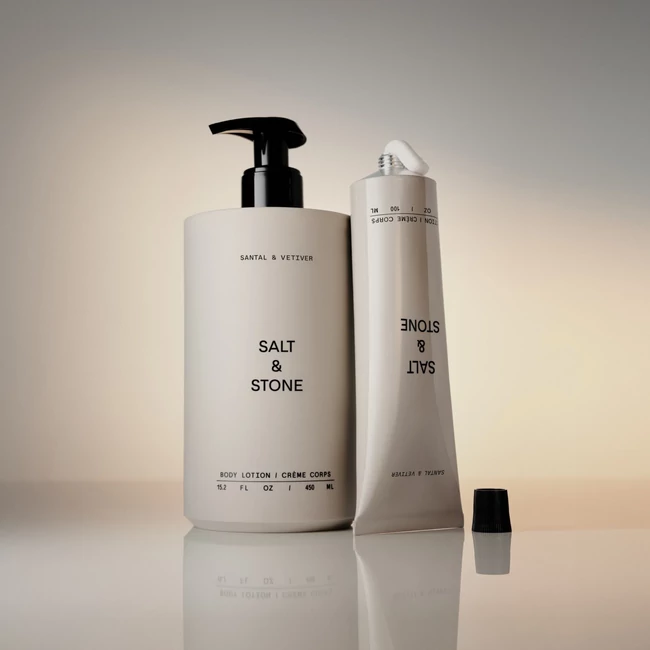 Kép 2/5 - Salt & Stone Szantálfa & vetiver testápoló krém 100 ml