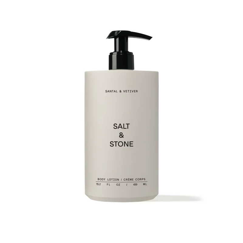 Salt & Stone Szantálfa & vetiver testápoló krém 450 ml
