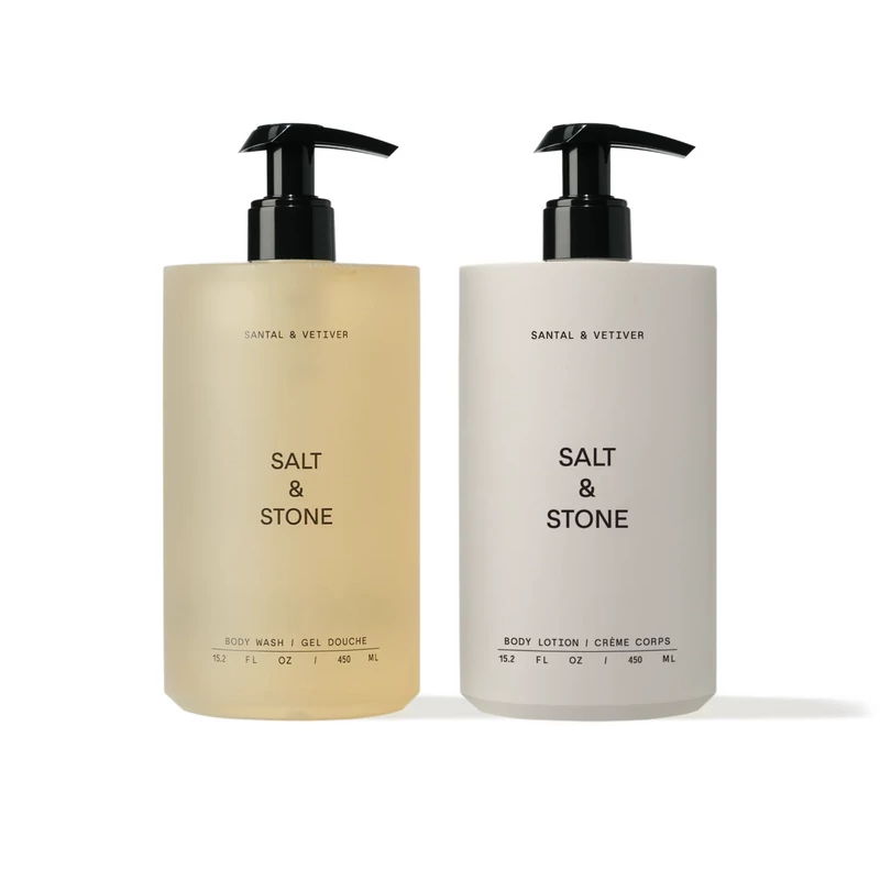 Salt & Stone Szantálfa & vetiver deluxe testápoló duo