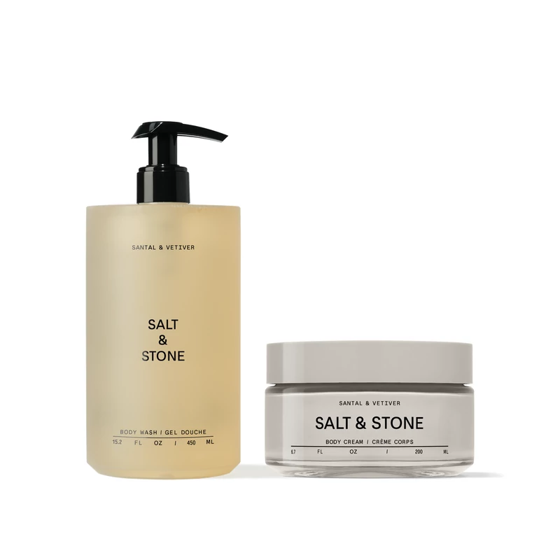 Salt & Stone Szantál & vetiver Soft Skin duo szett